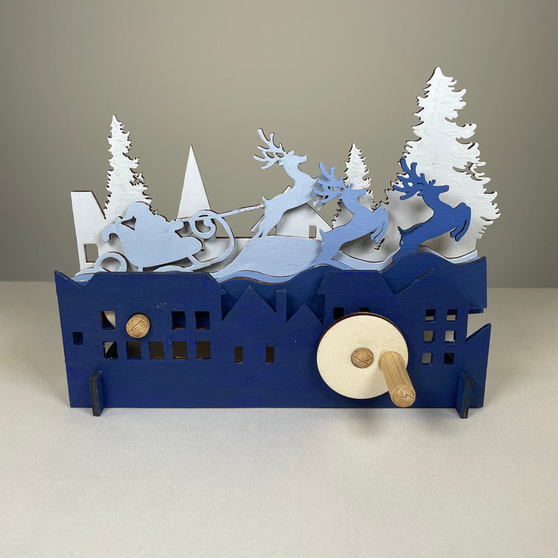 Mechanical Santa Sleigh - Flatpack Model Kit