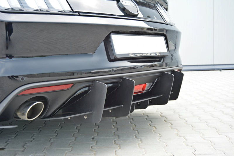 Maxton Design - FORD MUSTANG MK6 GT - REAR DIFFUSER (2014-17)