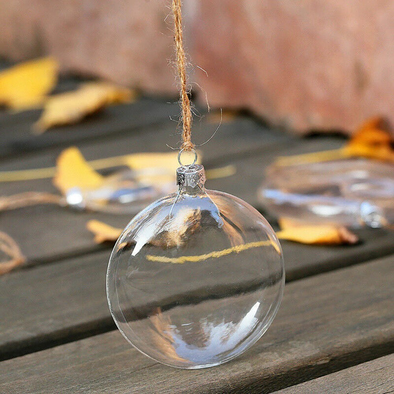 Transparent christmas ball