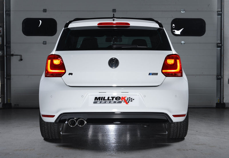 Milltek Sport - Volkswagen Polo R MK5 (6r/6c) WRC Cat Back Exhaust - Multiple Options