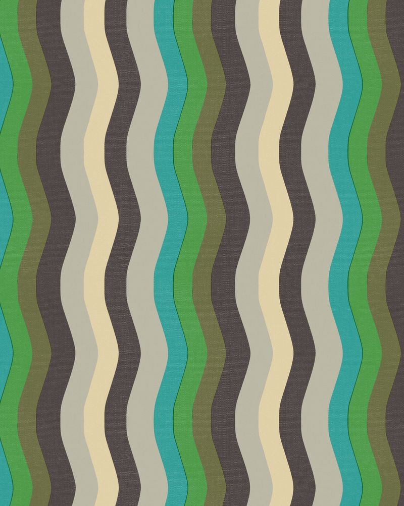 Wavy Stripe Wallpaper