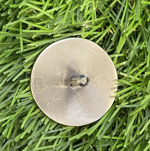 5 Custom Solid Brass Spike Golf Ball Markers – Personalised Gift Set