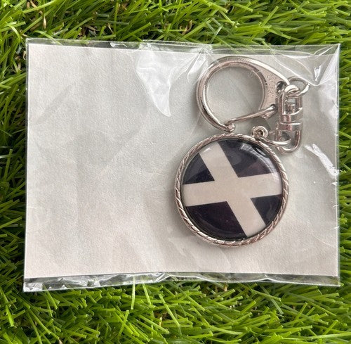 Scottish Saltire Flag Keychain Durable Gift, Collectible