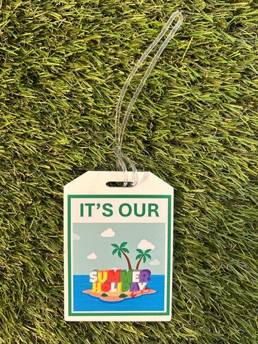 Custom Acrylic Luggage Tag with Name & Address ID Personalised