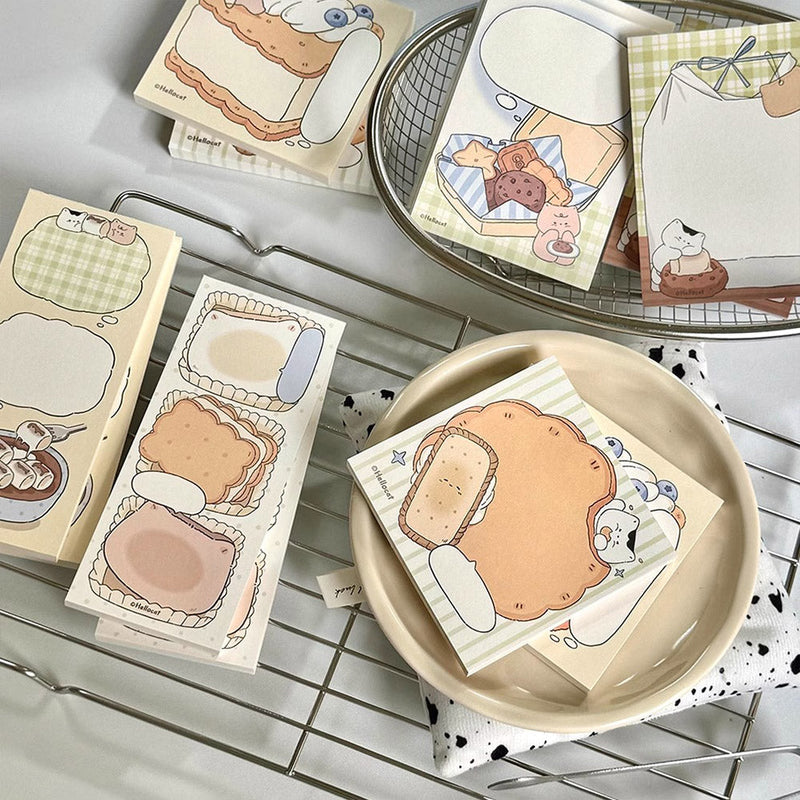 Hello Cat | Cookie Memo Note Pad
