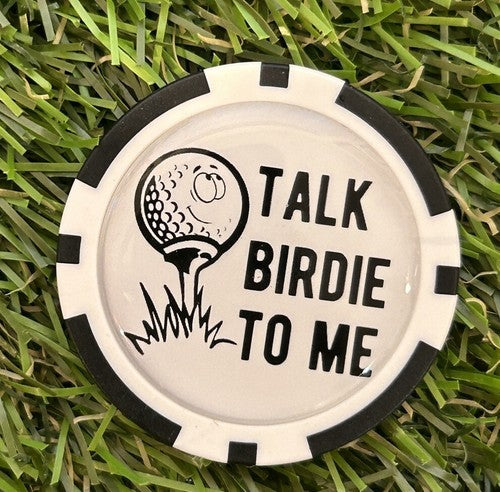 Talk birdie To Me   - Golf Poker Chip - Funny - UK Seller