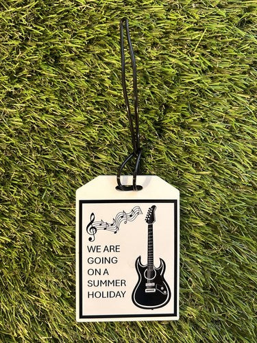 Custom Acrylic Luggage Tag with Name & Address ID Personalised