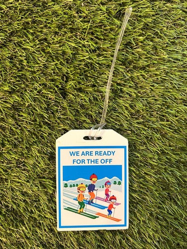 Custom Acrylic Luggage Tag with Name & Address ID Personalised