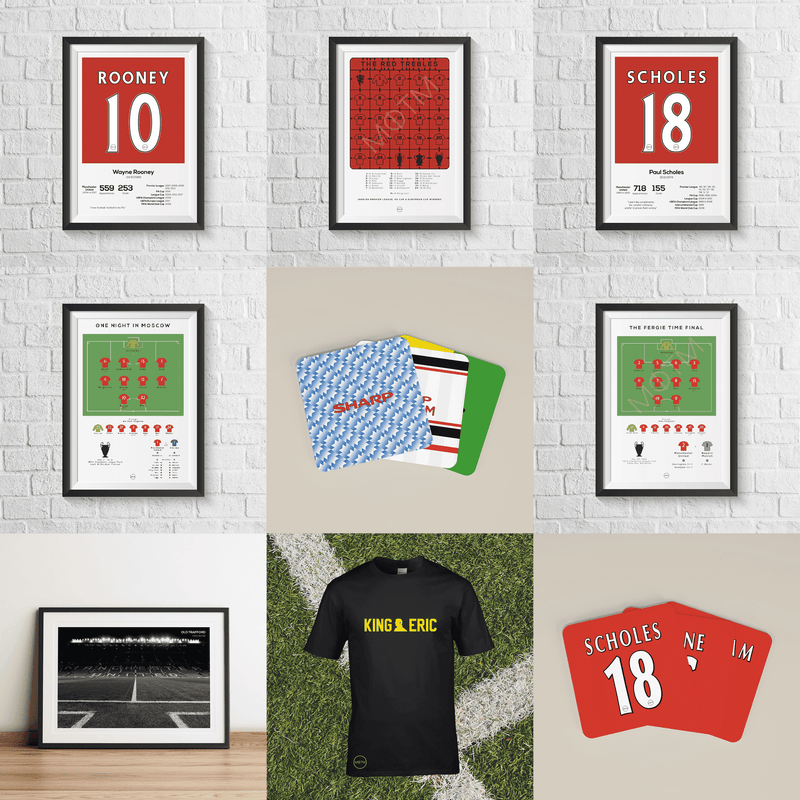 Personalised Manchester Reds Family Print