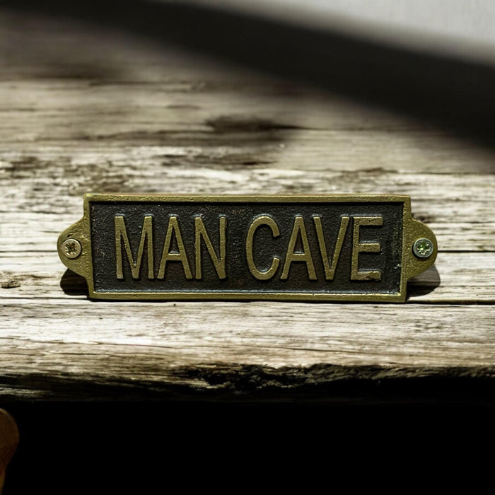 MAN CAVE METAL SIGN Home Decor