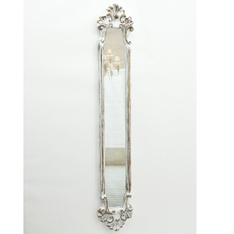 15 X 109CM ANTIQUE WASHED MIRROR