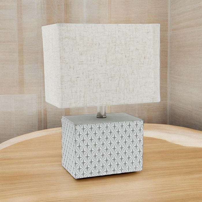 20CM TABLE LAMP AND SHADE