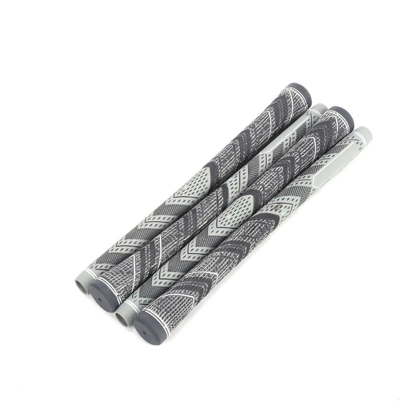 13 Piece Golf Grip Set Standard Size Anti-Slip All Weather Grey Tapered Grips