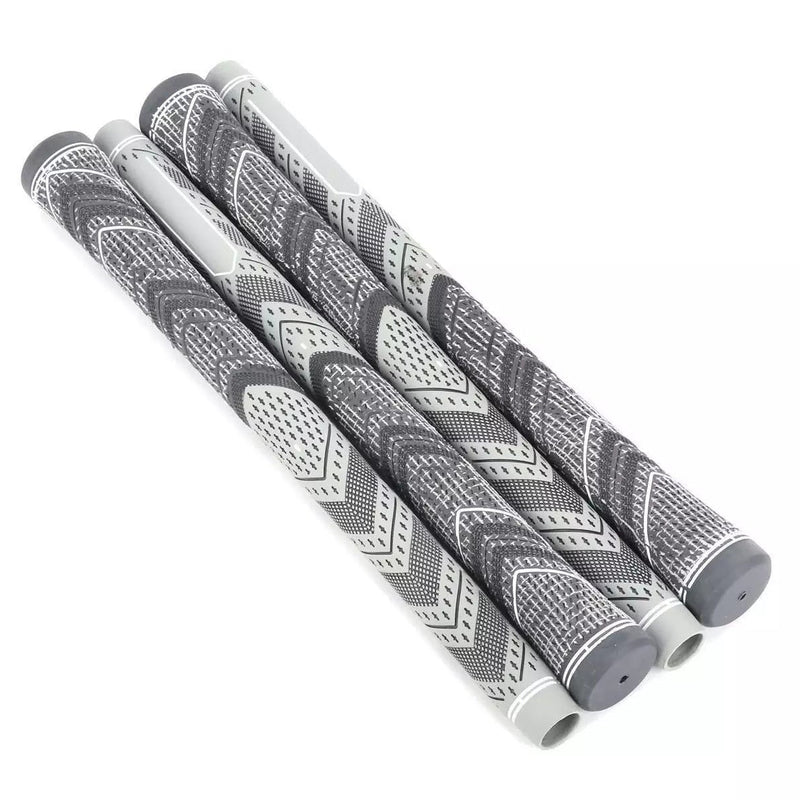 13 Piece Golf Grip Set Standard Size Anti-Slip All Weather Grey Tapered Grips
