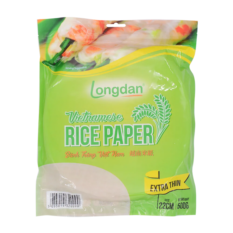 LONGDAN Vietnamese Rice Paper Extra Thin 22cm 500g