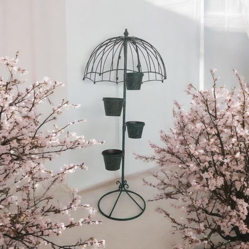 130CM GREEN METAL GARDEN PLANTER - InStock