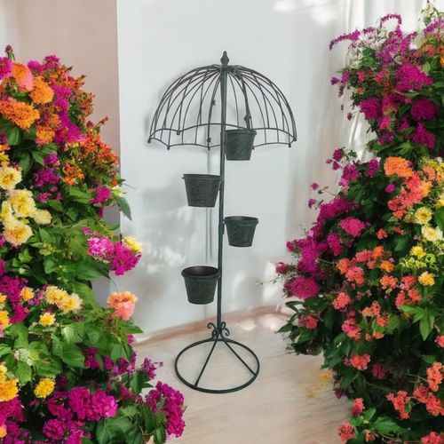 130CM GREEN METAL GARDEN PLANTER - InStock