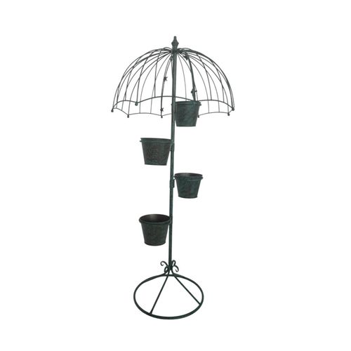 130CM GREEN METAL GARDEN PLANTER - InStock