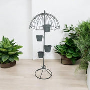 130CM GREY METAL GARDEN PLANTER - InStock