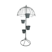 130CM GREY METAL GARDEN PLANTER - InStock