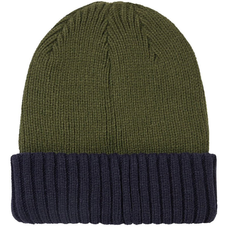 Mens Waterproof Cold Weather Roll Cuff Beanie Hat