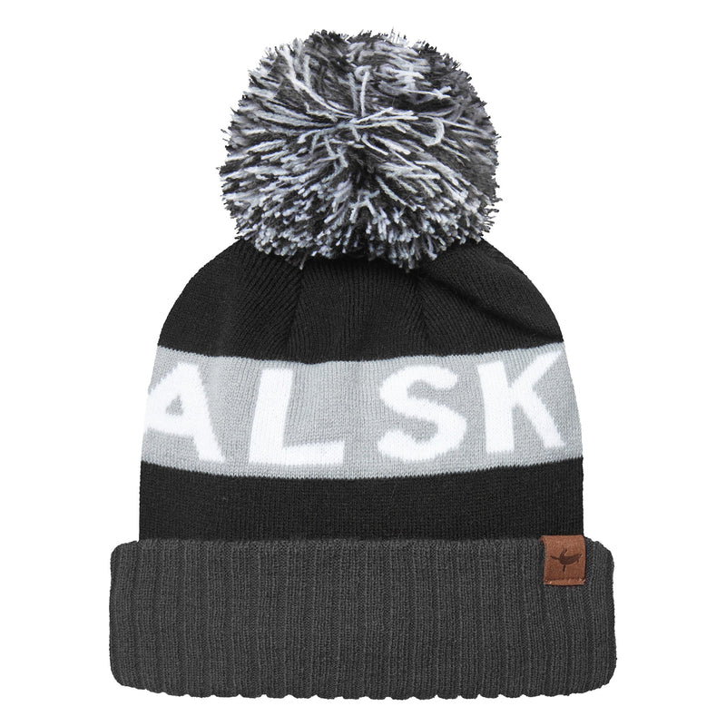 Water Repellent Cold Weather Bobble Hat for Men and Women