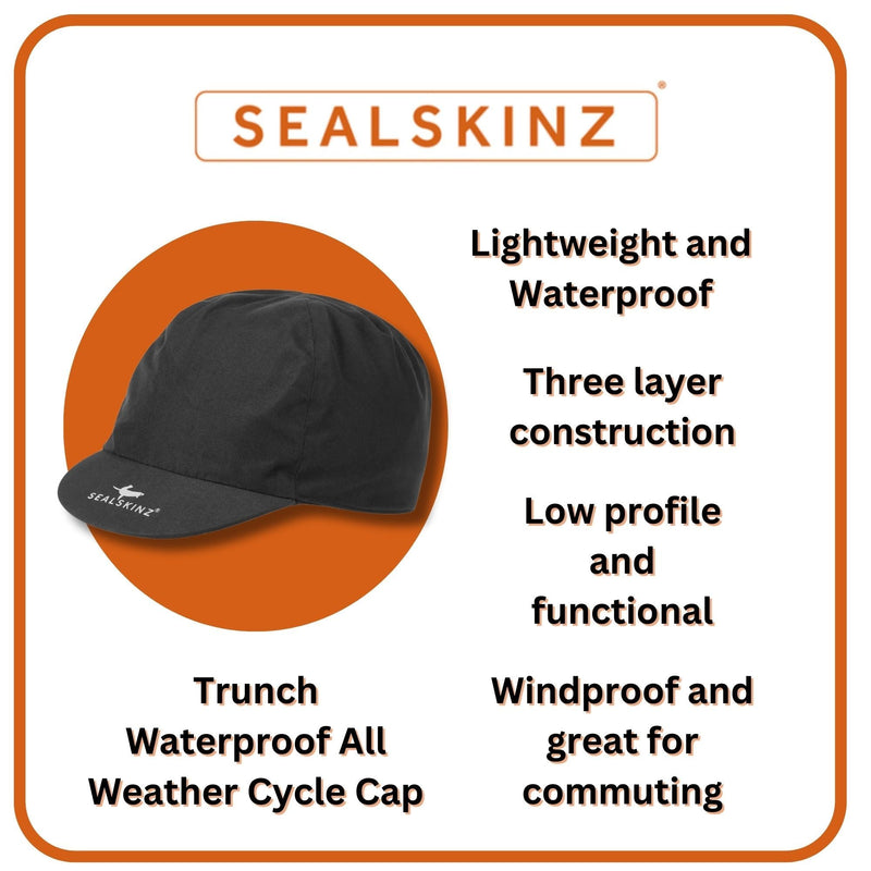 Mens & Ladies Waterproof All Weather Cycling Cap