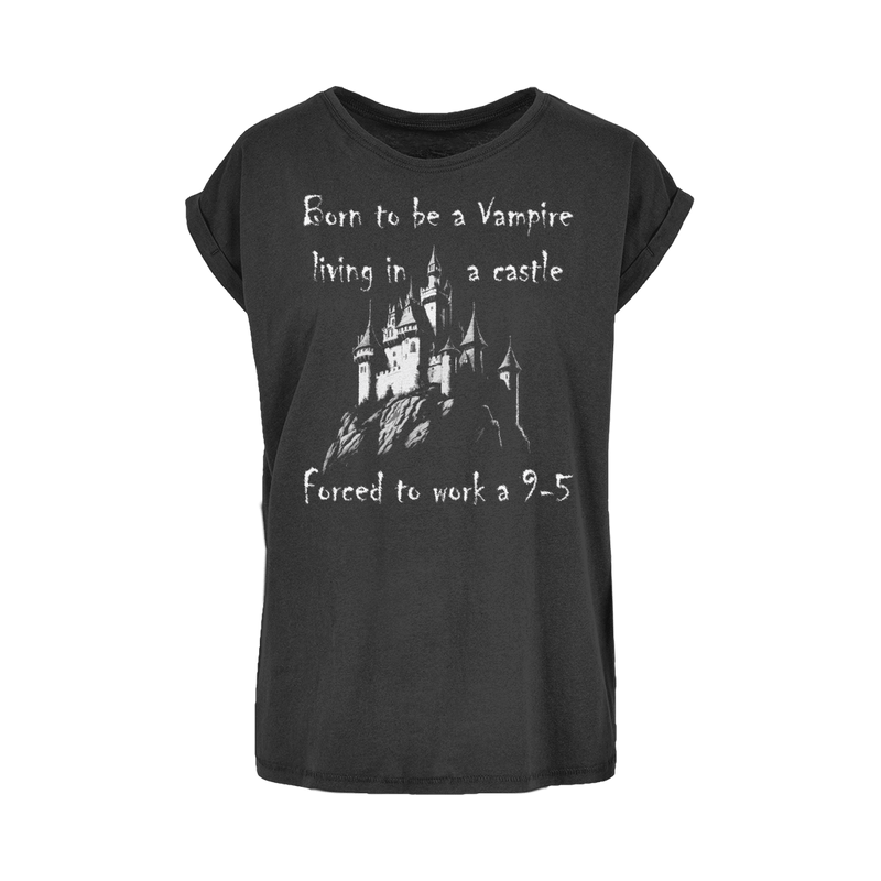 Born to be a Vampire Women's Extended Shoulder T-Shirt XS-5XL