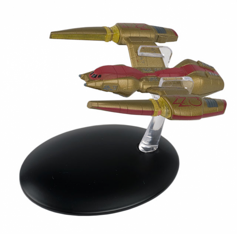 #133 Irina's Racing Ship (Terrellian Racer) Model Die Cast Ship (Eaglemoss / Star Trek)