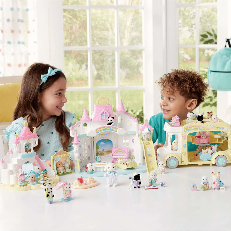 Sylvanian Families Nursery Friends - Rainy Day Duo for Ages 3 and Up