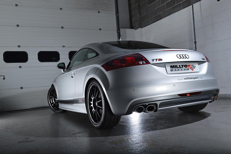 Milltek Cat Back Exhaust (Resonated or None Resonated) Audi TTS MK2