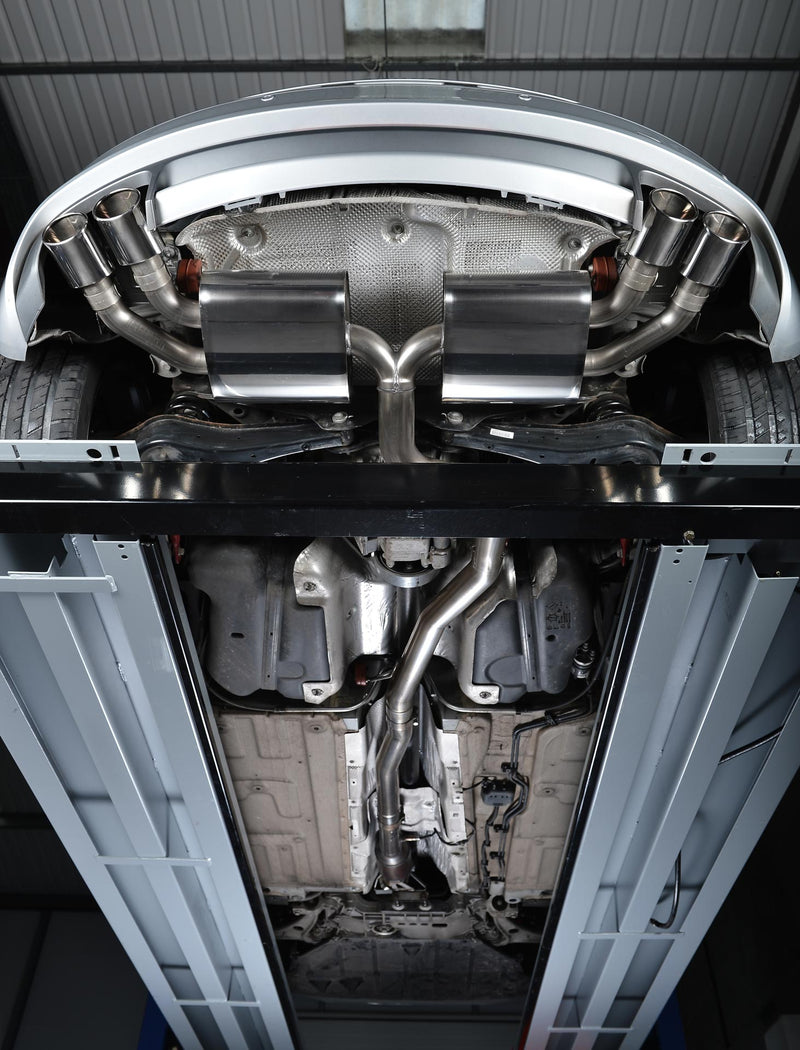 Milltek Cat Back Exhaust (Resonated or None Resonated) Audi TTS MK2