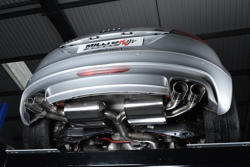 Milltek Cat Back Exhaust (Resonated or None Resonated) Audi TTS MK2