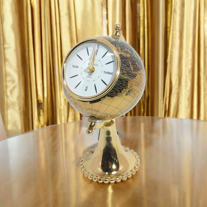 TABLE CLOCK GLOBE DESIGN