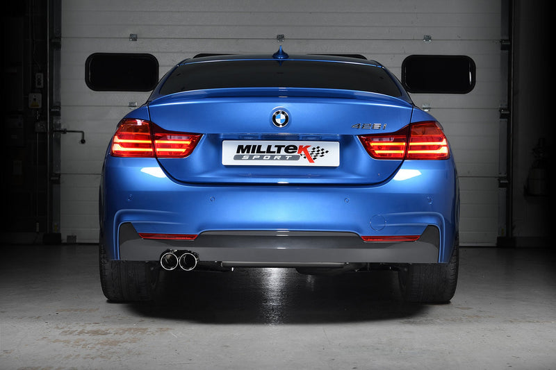 Milltek Sport - Cat Back Exhaust (Multiple Options) BMW 4 Series 428i F32 (AUTO GEARBOX ONLY)