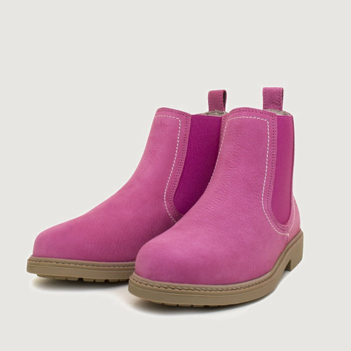 Toddy Short Boot- Raspberry