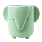13cm Ceramic Blue Elephant Planter - InStock
