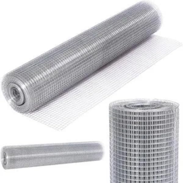 13mm Galvanised Welded Wire Mesh Roll 4m x 0.9m Garden Netting