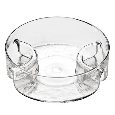 3 Section Curved Sided Dish | Glass Serving