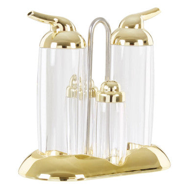 Gold 4 Piece Condiment Set | Gozo