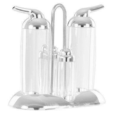 Silver 4 Piece Condiment Set | Gozo