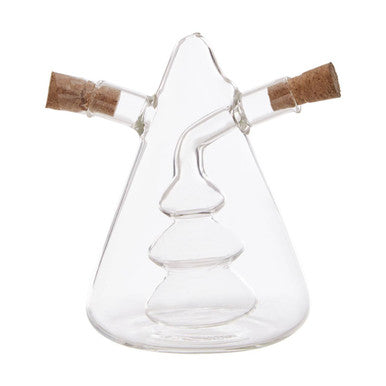 Dual Oil and Vinegar Glass Bottle | Montela