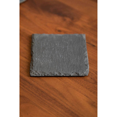 Preto Set of Four Square Coasters | Slate
