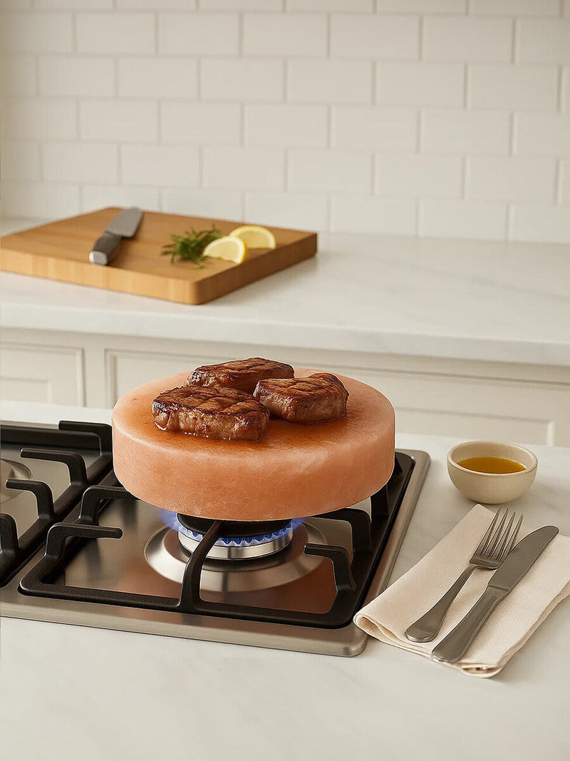Himalayan Round Pink Salt Tile | Himalayan Salt