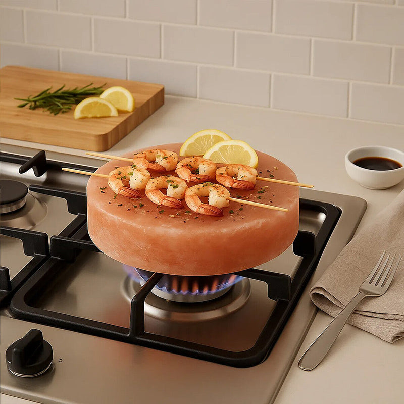 Himalayan Round Pink Salt Tile | Himalayan Salt