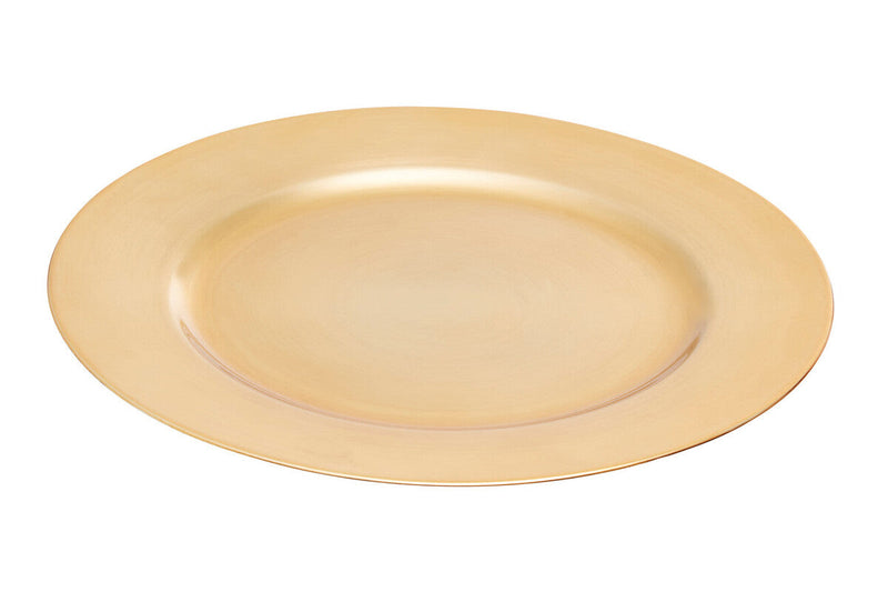 Dia Flat Gold  Charger Plate