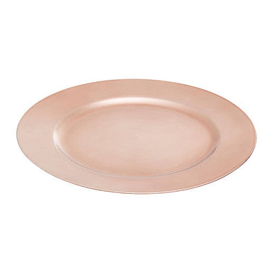 Rose Gold Flat Style Charger Plate | Dia