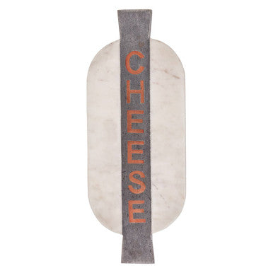 White and Grey Marble Cheeseboard | Monzaro