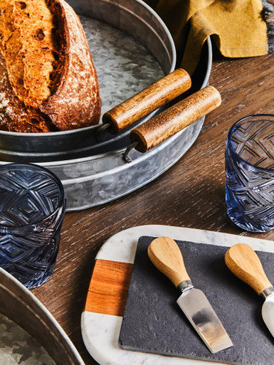Slate Board and 4 Piece Cheese Knife Set | Carter