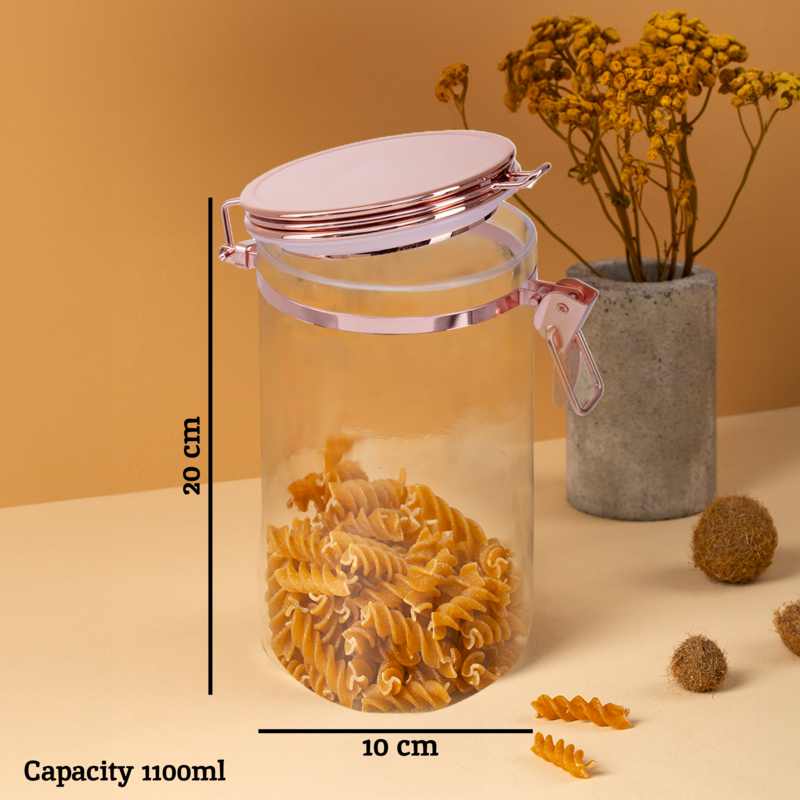Jar with Copper Lid 1100 Ml | Gozo